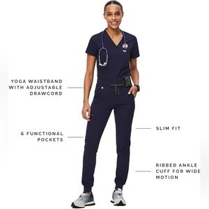 Navy Figs Scrub Set 💙